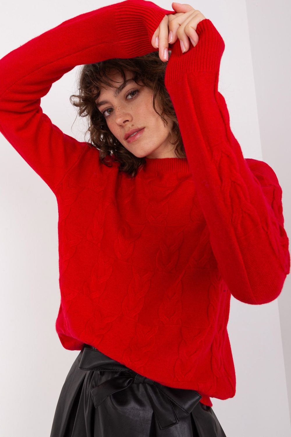 Sweter Damski Model AT-SW-2340.22 Red - AT