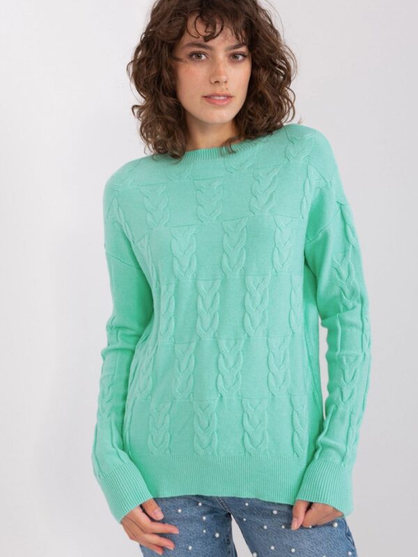 Sweter Damski Model AT-SW-2340.10 Mint - AT