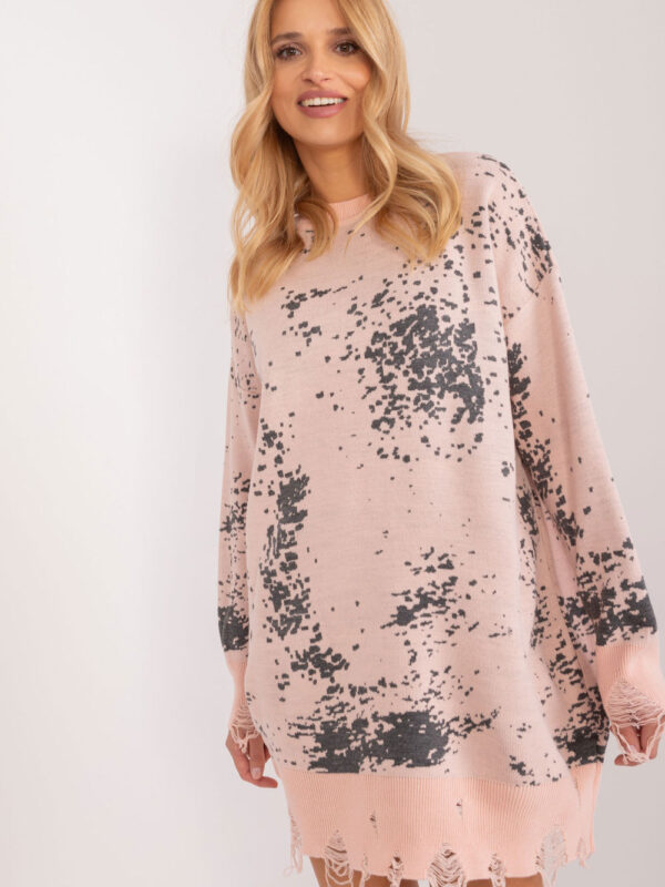 Sweter Damski Model BA-SW-14106.94 Light Pink - Badu