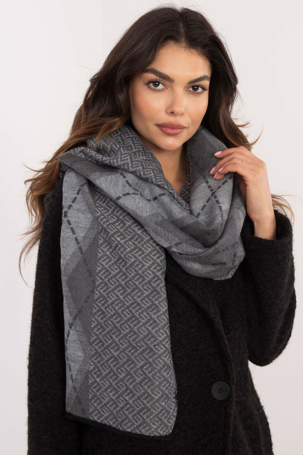 Chusta Model AT-CH-12301.82P Dark Grey - AT