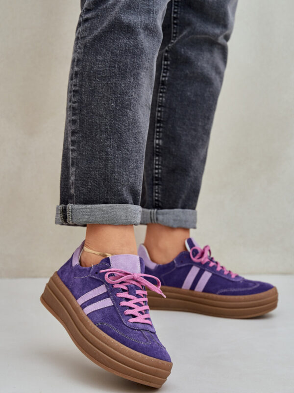 Buty Sportowe Model Zazoo N1068S4 Dark Violet - Step in style