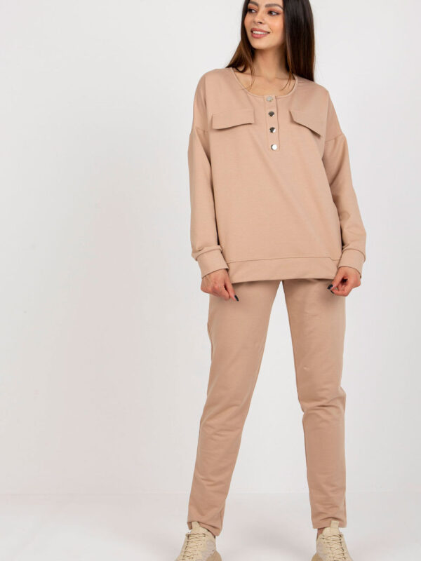 Spodnie Komplet Model LK-KMPL-509315.06 Camel - Lakerta