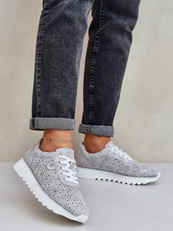 Buty Sportowe Model DA LR51-635 Silver - Step in style