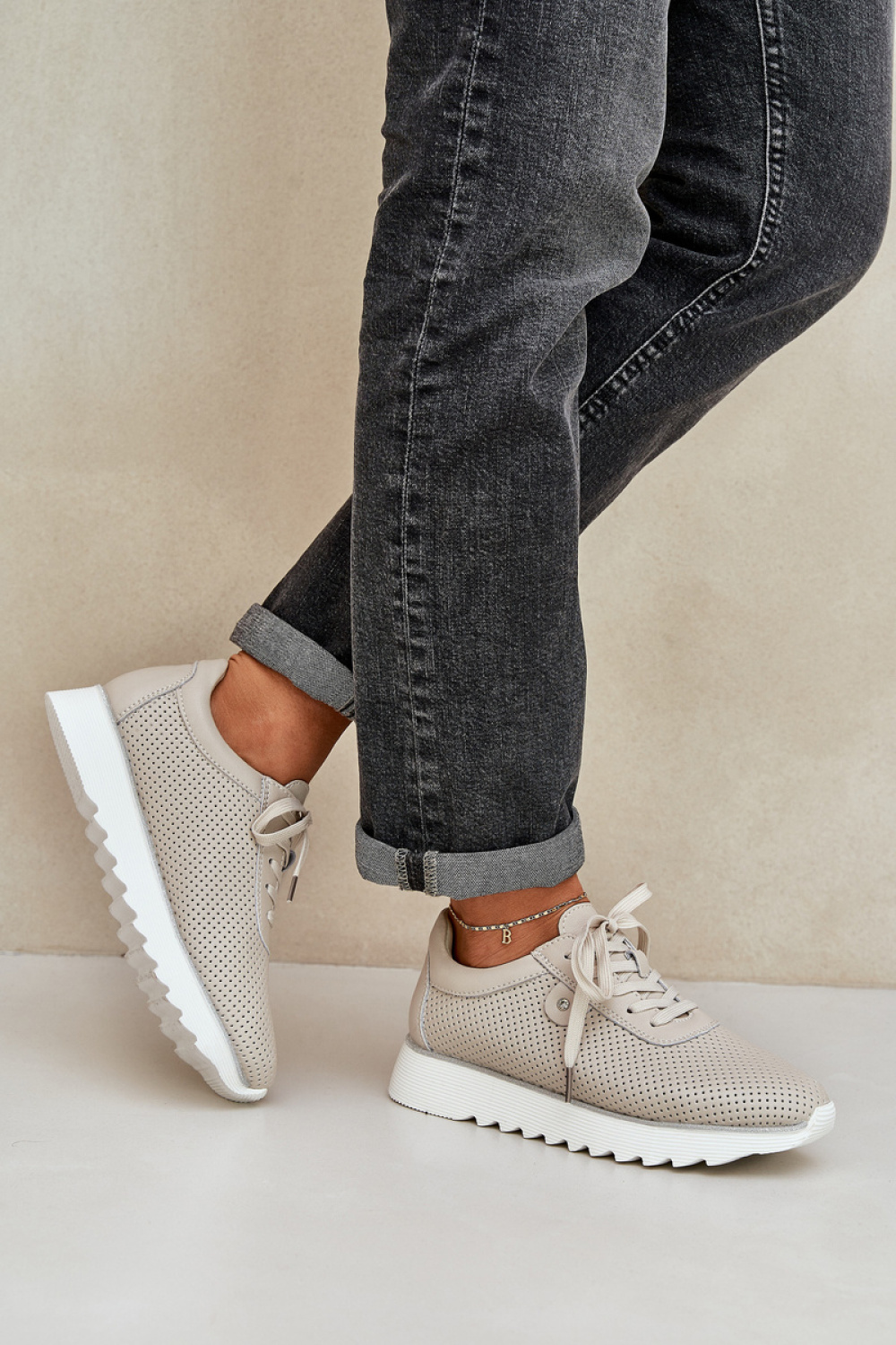 Buty Sportowe Model DA LR51-629 Beige - Step in style