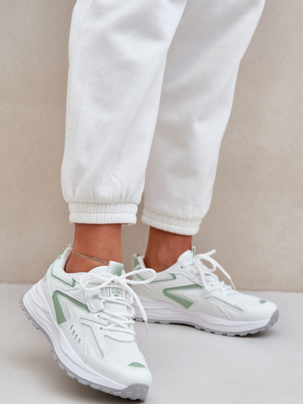 Buty Sportowe Model Big Star NN274A095 HI-POLY SYSTEM White/Green - Step in style