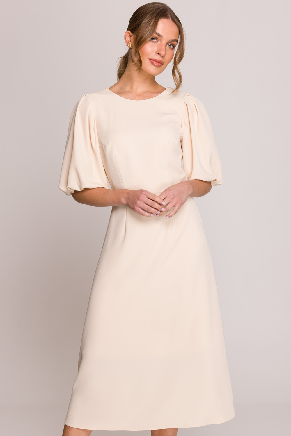 Sukienka Model S400 Śmietana - Stylove
