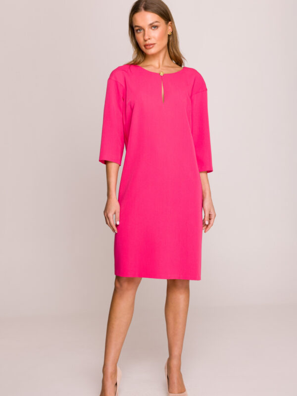 Sukienka Model S394 Pink - Stylove