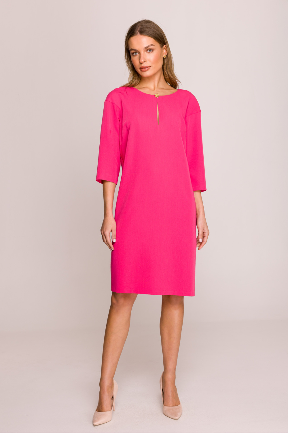 Sukienka Model S394 Pink - Stylove