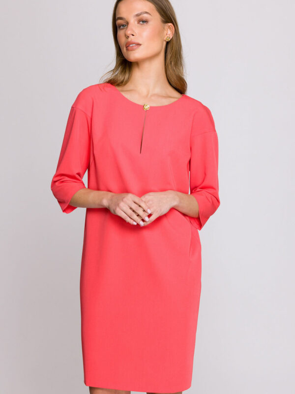 Sukienka Model S394 Coral - Stylove