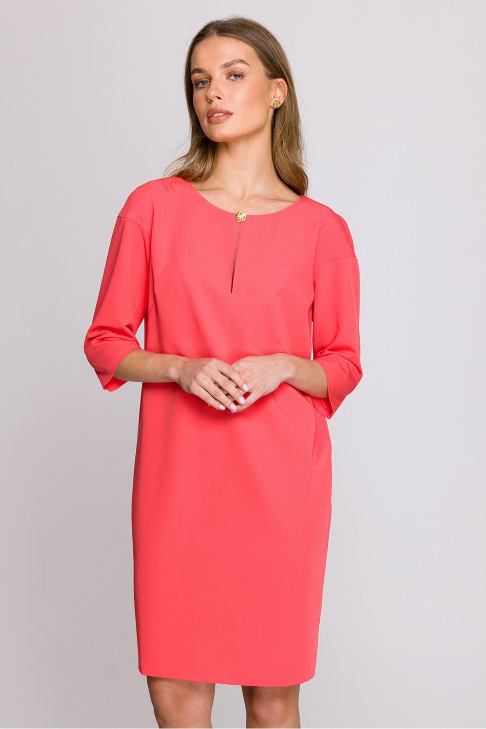 Sukienka Model S394 Coral - Stylove