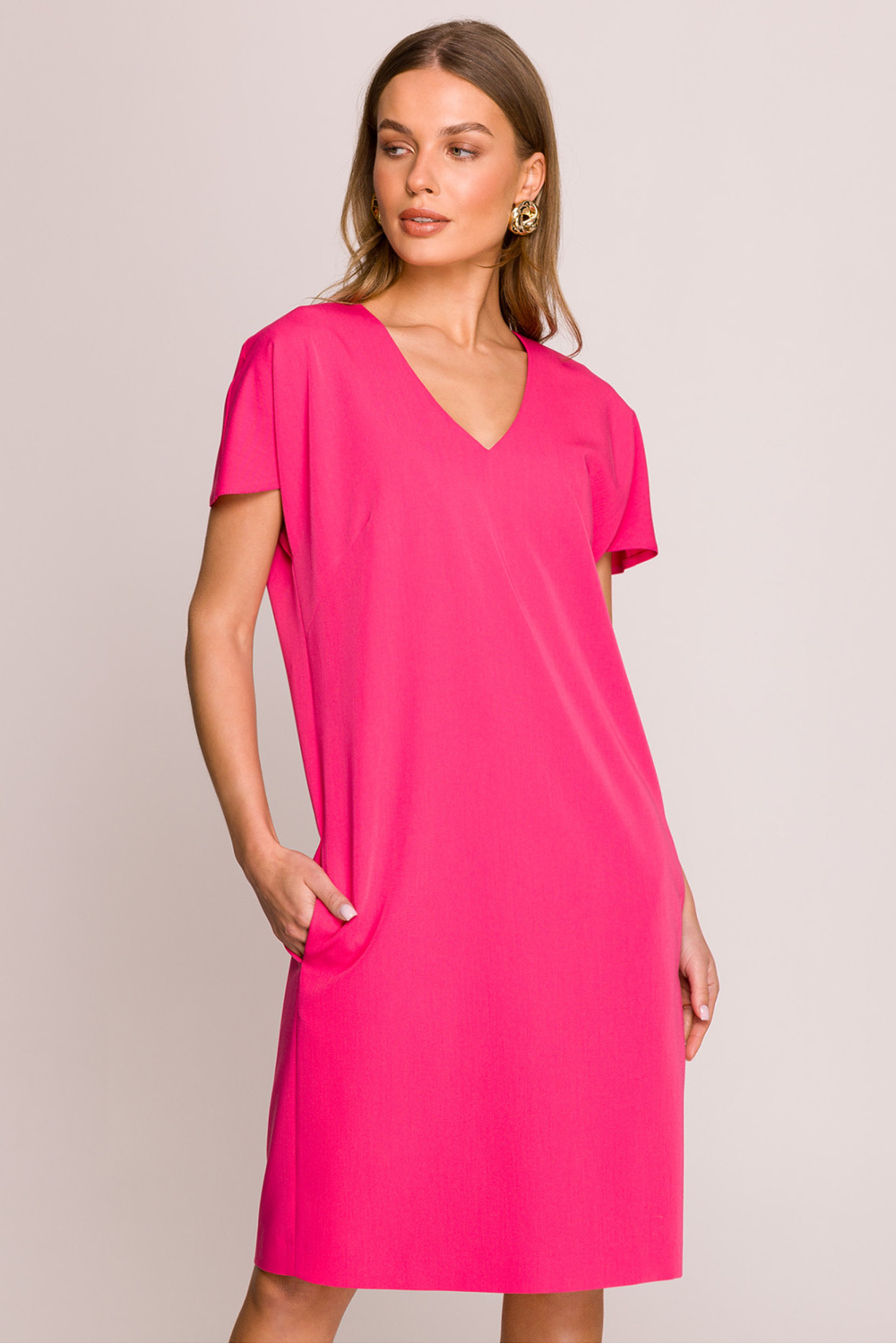 Sukienka Model S392 Pink - Stylove