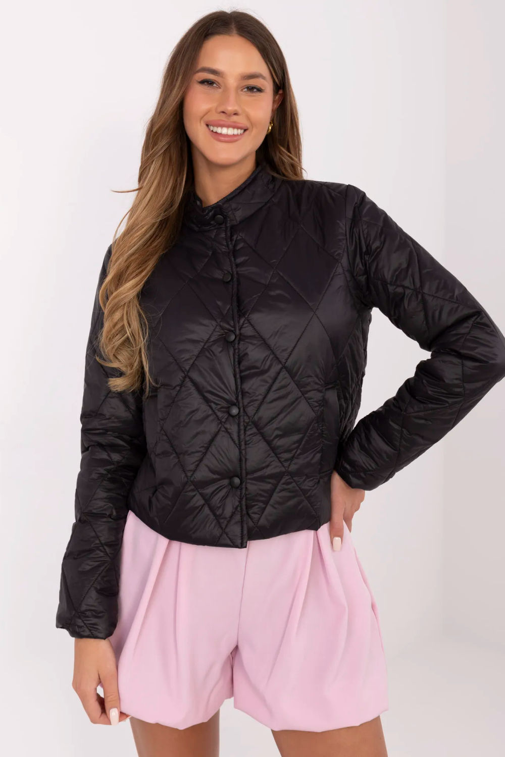 Kurtka Damska Model MI-KR-88366.73P Black - Italy Moda