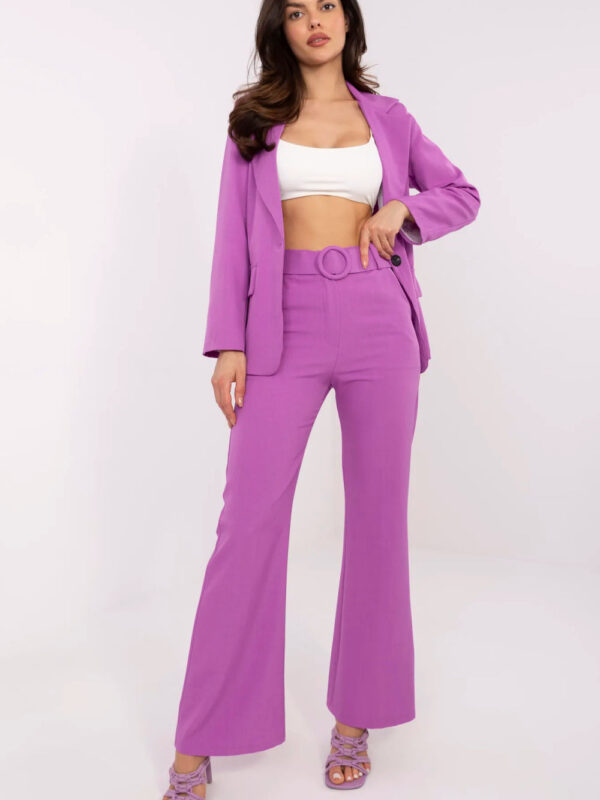 Spodnie Damskie Model DHJ-SP-18737.08 Violet - Italy Moda