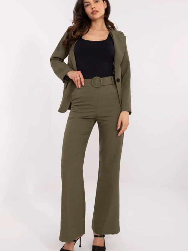 Spodnie Damskie Model DHJ-SP-18737.08 Khaki - Italy Moda