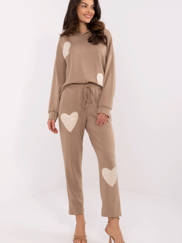 Spodnie Komplet Model MI-KMPL-M61431.68P Dark Beige - Italy Moda