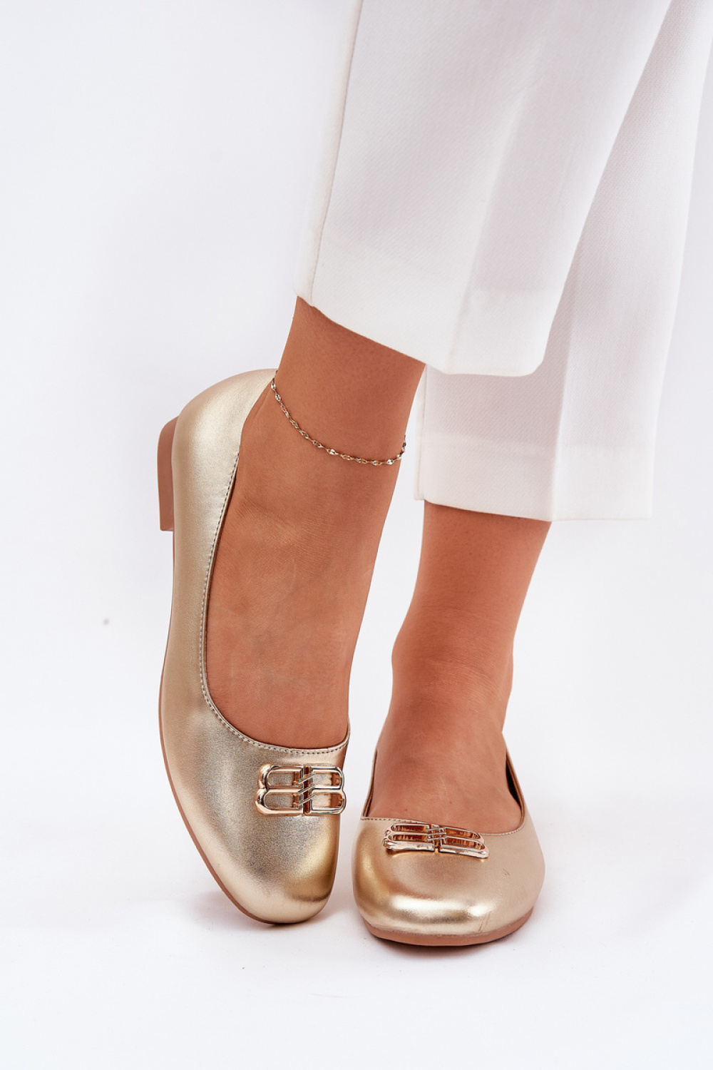 Baleriny Model Vinceza 62206 Gold - Step in style