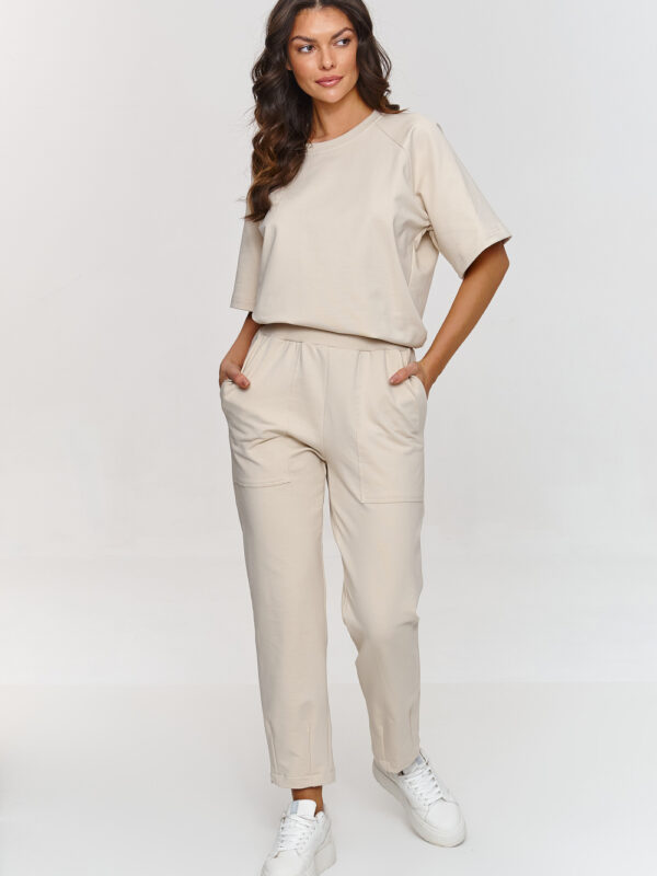 Spodnie Komplet Model M865 Light Beige - Makadamia