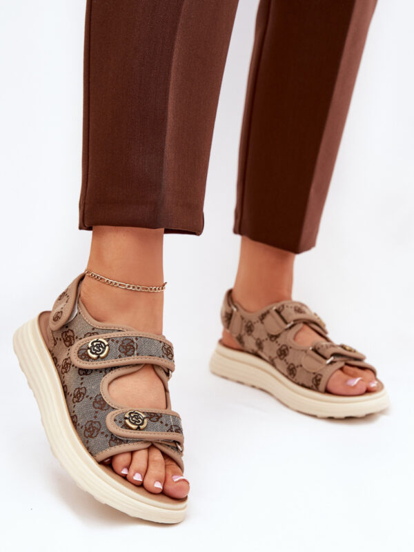 Sandały Model Pefese 88-12 Khaki - Step in style