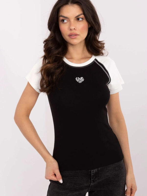 Tshirt Damski Model NM-TS-V7940.17 Black/White - NM
