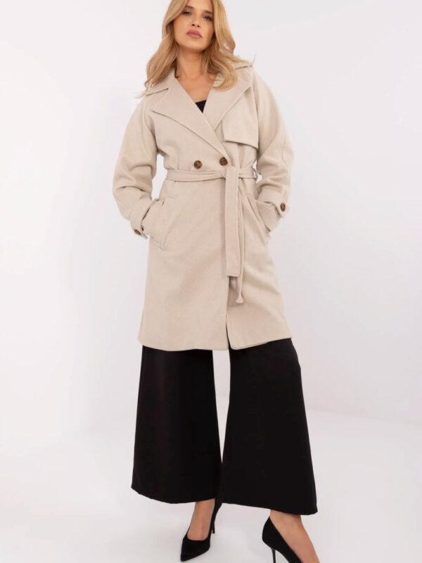 Płaszcz Damski Model TW-PL-BI-2309.86 Beige - Och Bella