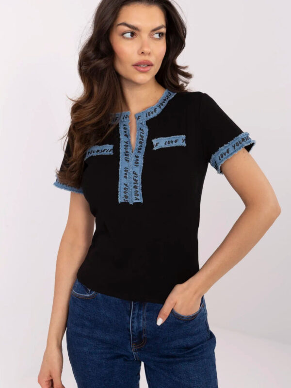 Tshirt Damski Model NM-TS-V8295.35 Black - NM