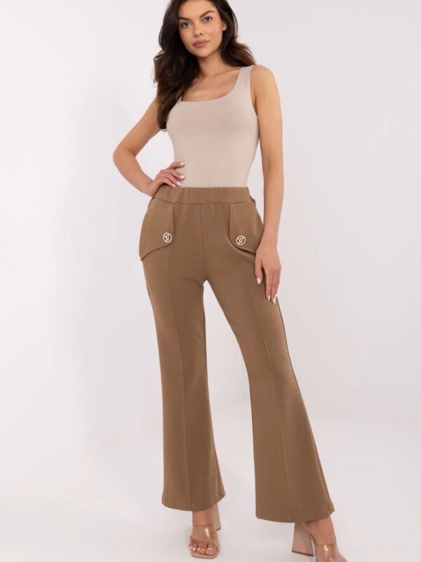 Spodnie Dresowe Model DHJ-SP-20518.12 Light Brown - Italy Moda