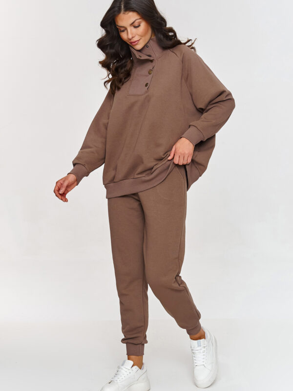 Spodnie Komplet Model A5 Mocca - Makadamia