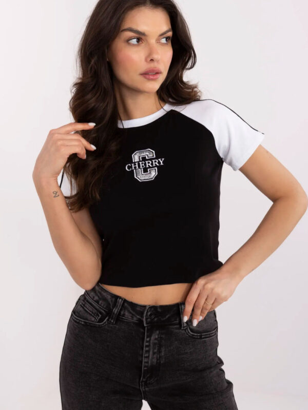 T-shirt Damski Model NM-TS-NG3772.82 Black/White - NM