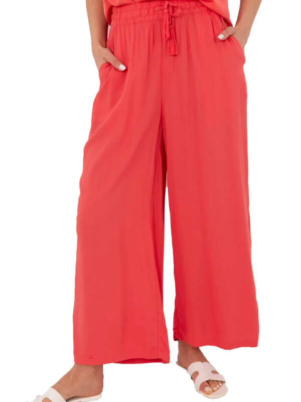 Spodnie Damskie Model D73761M62237B Coral - Sublevel