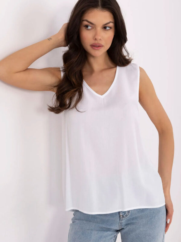 Bluzka Model D73761M11218A White - Sublevel