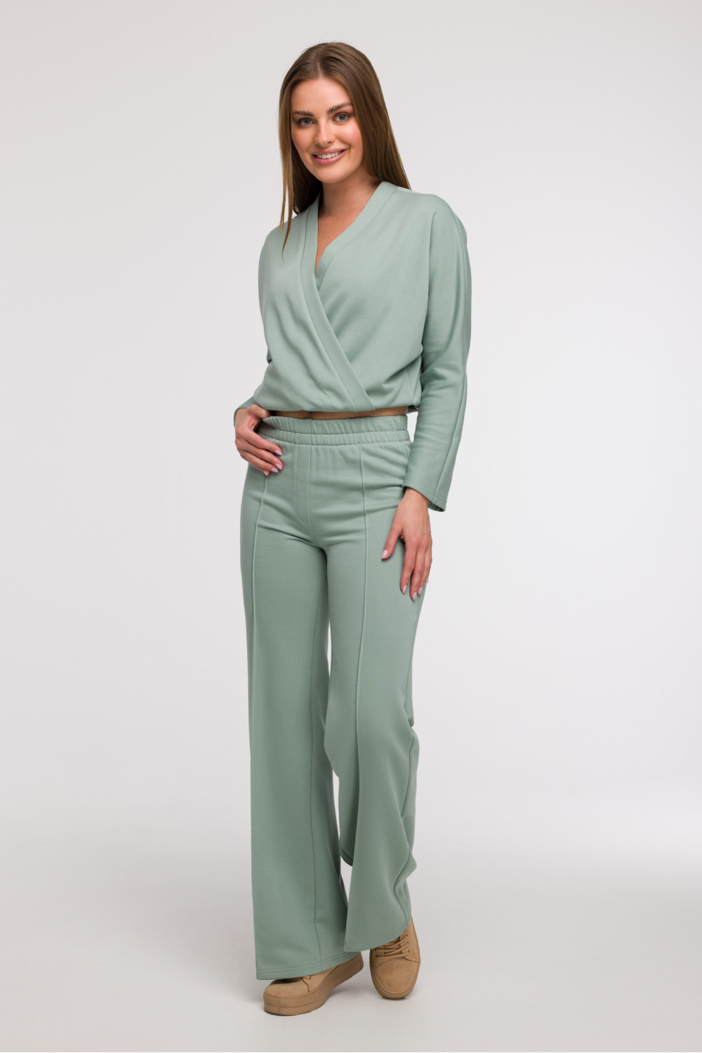 Spodnie Dresowe Model B296 Mint - BeWear
