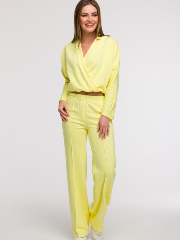 Spodnie Dresowe Model B296 Cytryna - BeWear