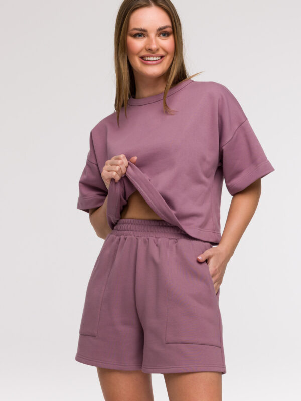 Szorty Damskie Model B295 Wrzos - BeWear