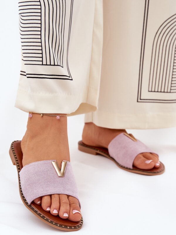 Sandał Klapki Model Saliena HXD-23 Violet - Step in style