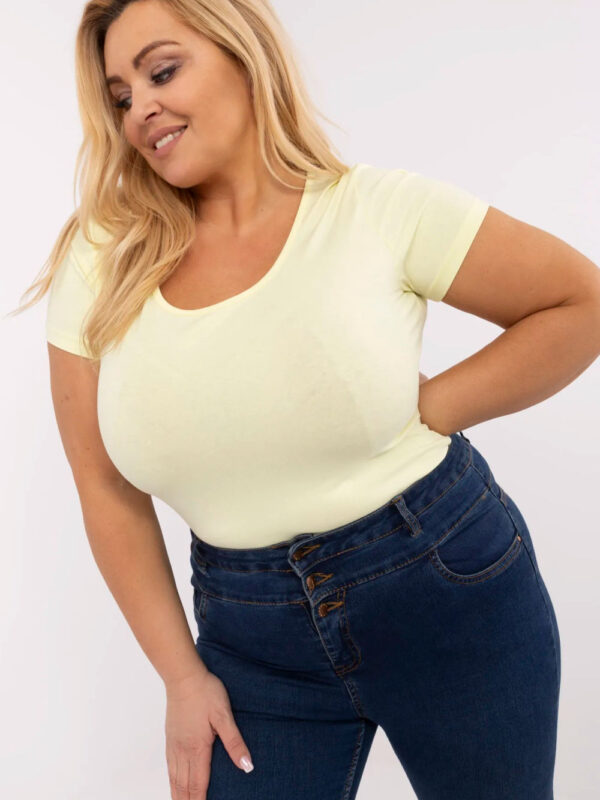 Tshirt Damski Model RV-TS-A556.03 Light Yellow - Relevance