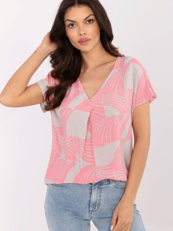 Bluzka Model D73771M11171D Pink - Sublevel