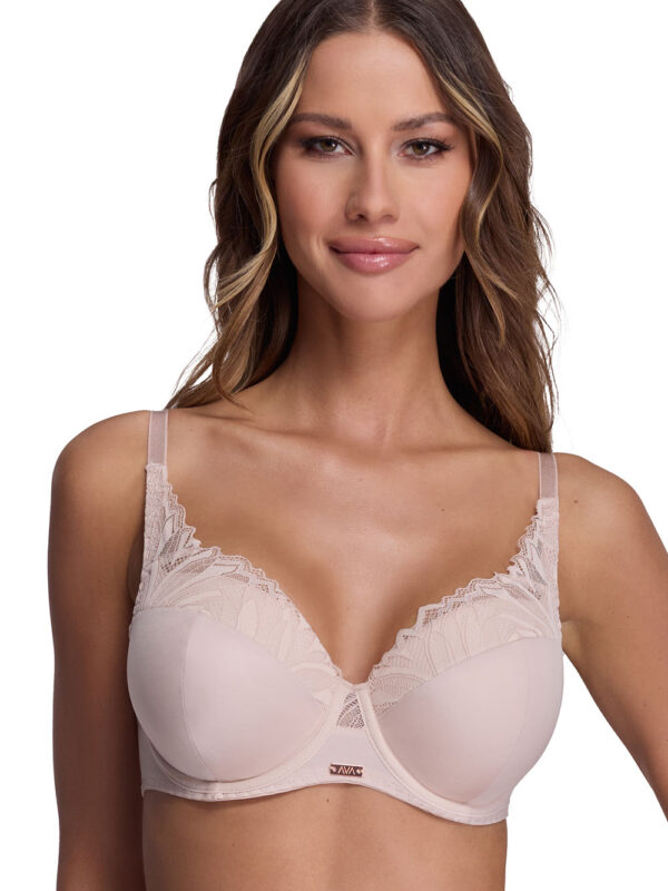 Biustonosz push up Biustonosz Usztywniany Model 2107 Beige - Ava