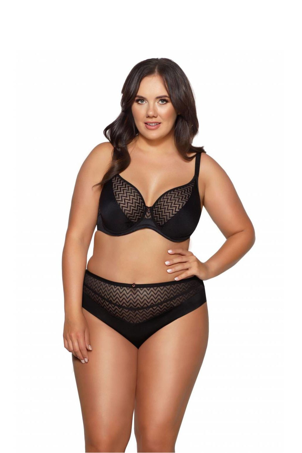 Biustonosz Soft Model Bralette 2103 Black - Ava