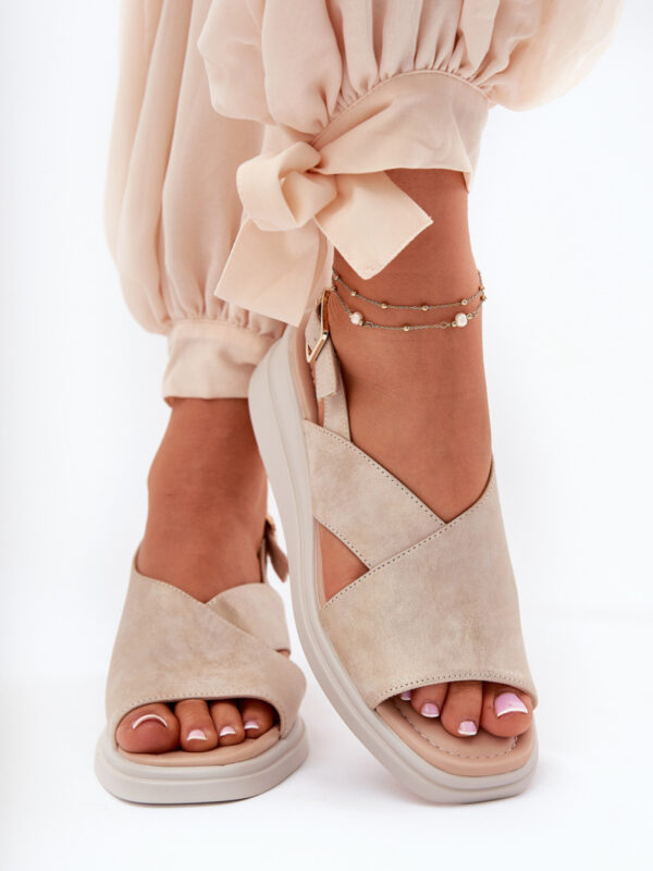 Sandały Model Quilara ASA266-9 Gold - Step in style