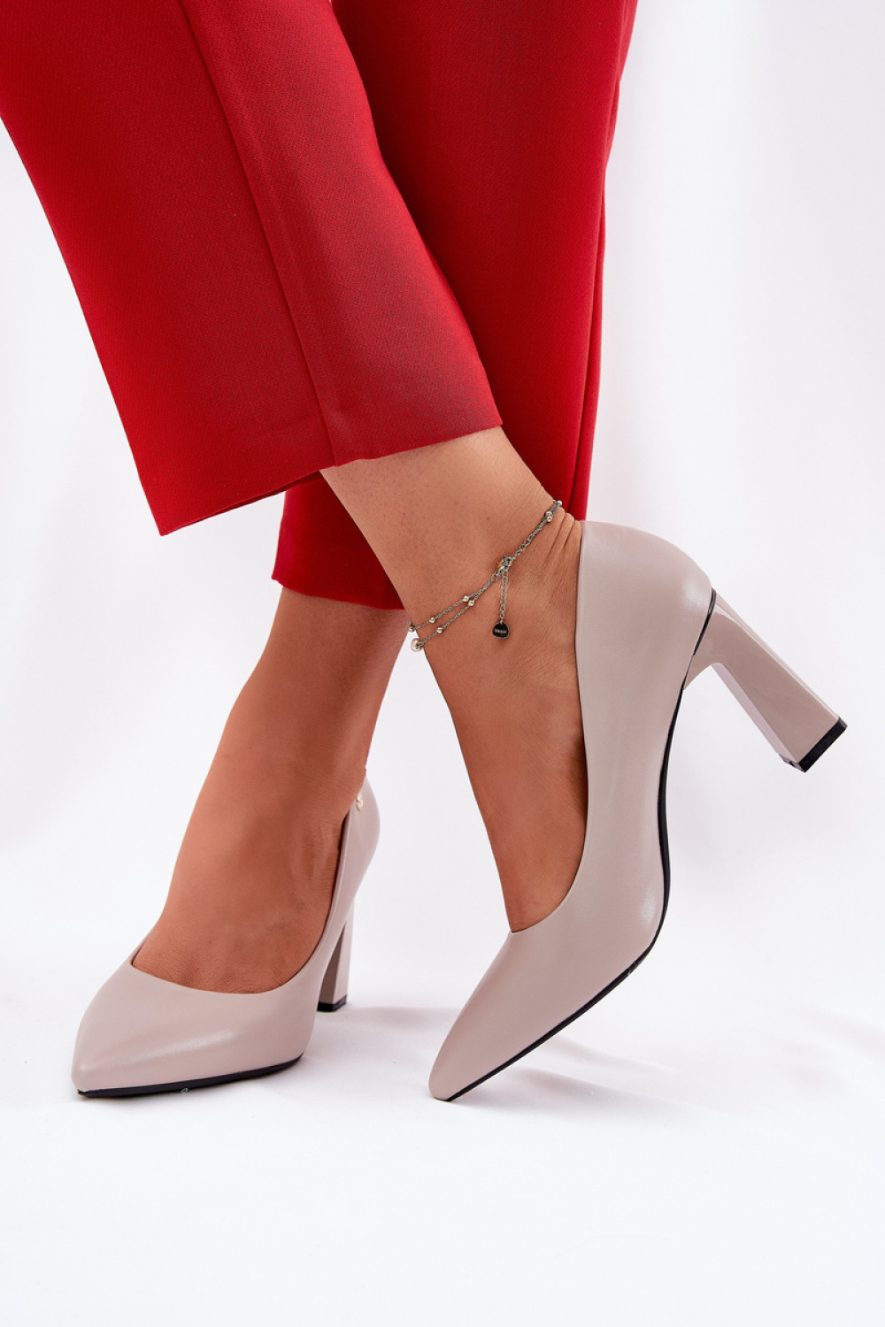 Czółenka Model Vinceza 62221 Grey - Step in style