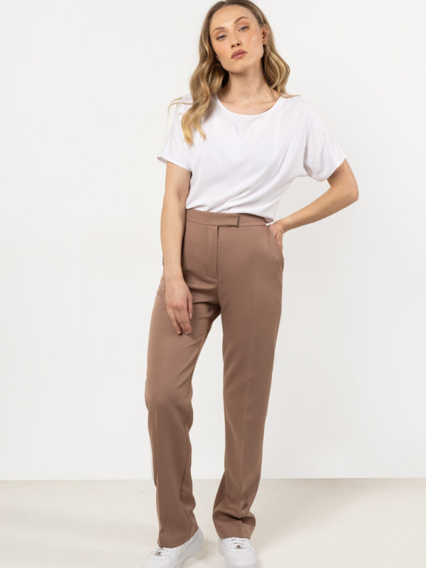 Spodnie Damskie Model A713 Cappuccino - awama