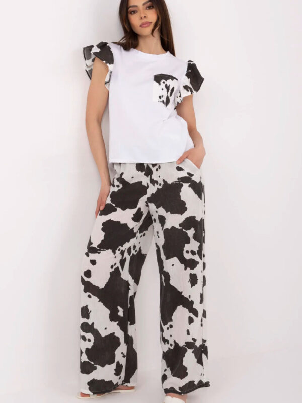 Spodnie Komplet Model MI-KMPL-M58091.88 Black/White - Italy Moda