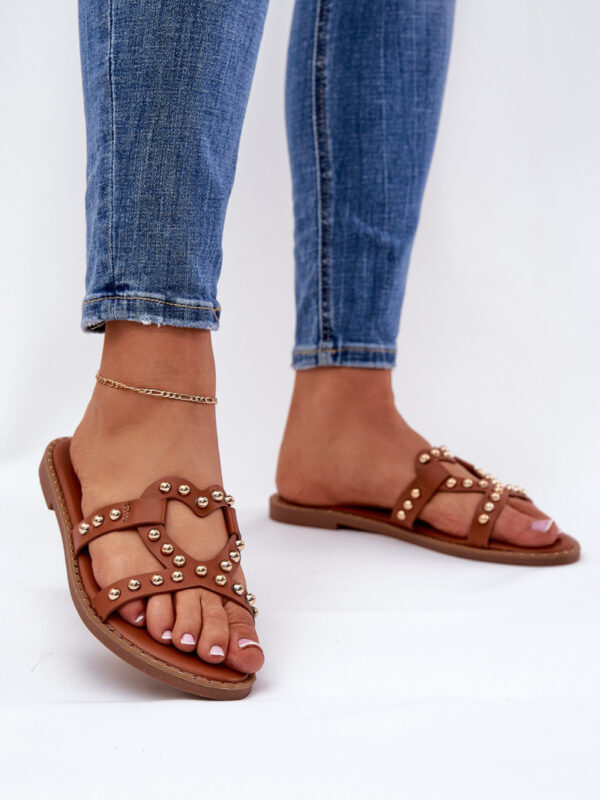 Sandał Klapki Modle Adivrae GH5173-4 Camel - Step in style