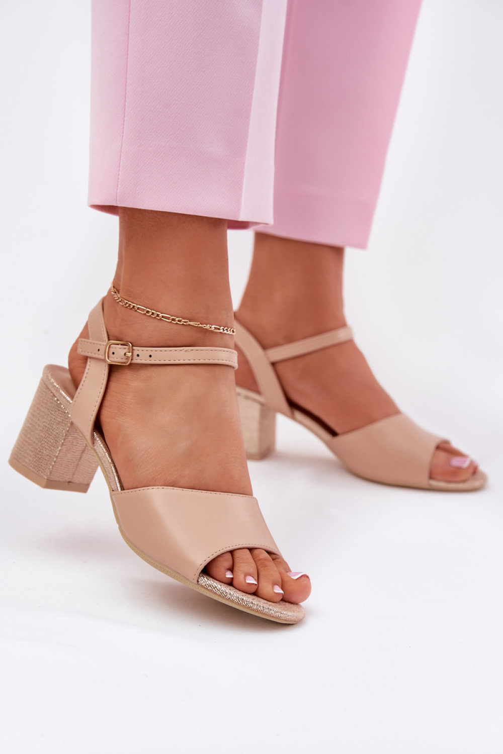 Sandały Model Vinceza 20275 Beige - Step in style