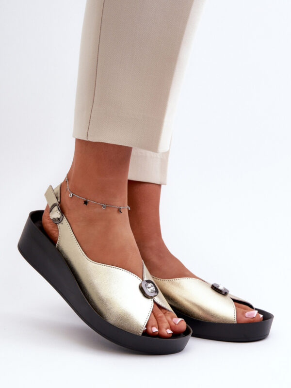 Sandały Model S.Barski KV51-020 Gold - Step in style