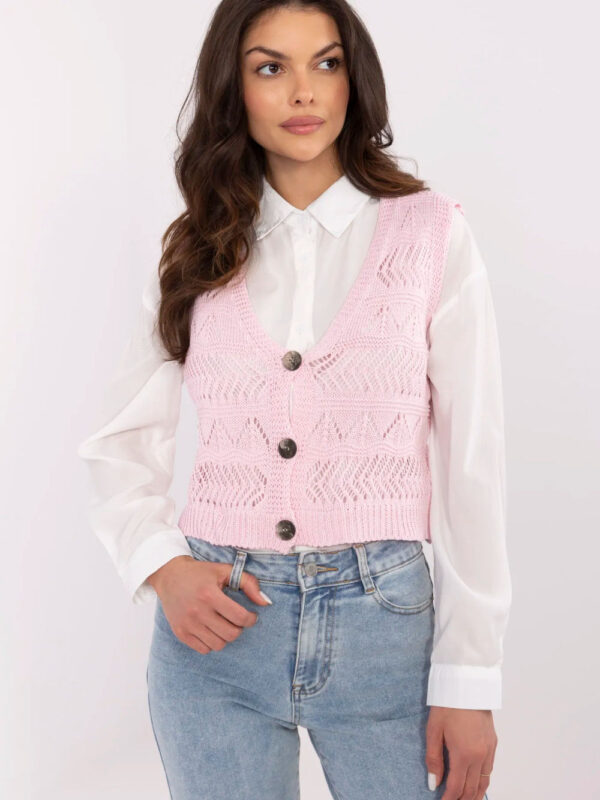 Kamizelka Model D93076J90849A Light Pink - Sublevel