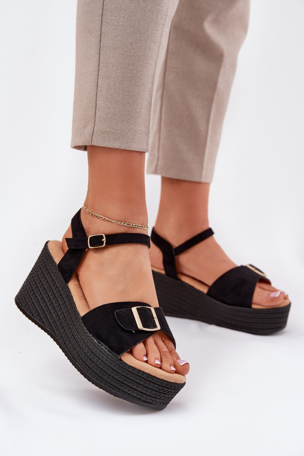 Sandały Model Liniella LOLO22 Black - Step in style