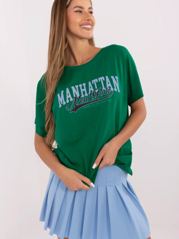 T-shirt Damski Model CLM-TS-0023.94 Green - Factory Price