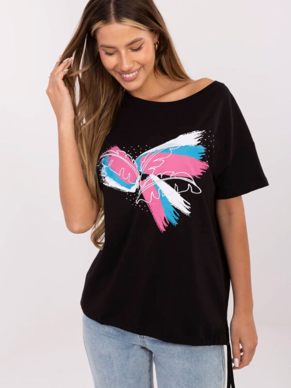 T-shirt Damski Model CLM-TS-1019.79 Black - Factory Price