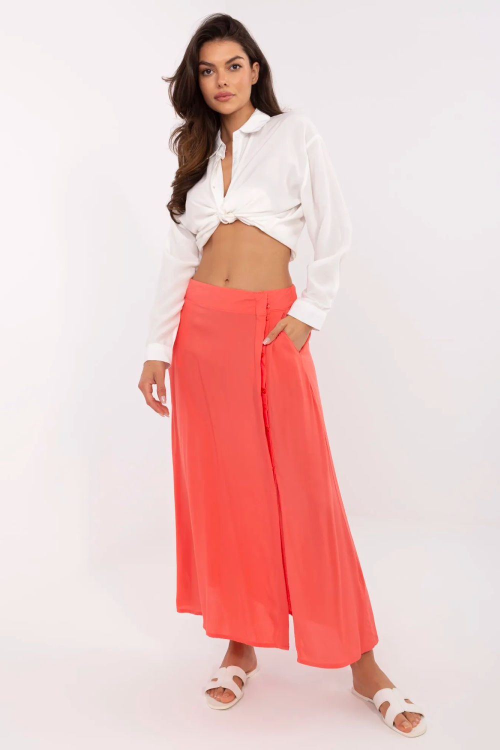 Spódnica Model D73761M50222A Coral - Fresh Made